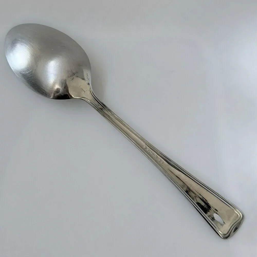 5pc GORHAM Monet Frosted Stainless Hostess Set Serving Glossy Satin 18/8